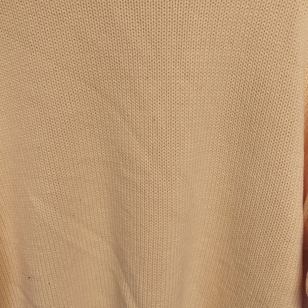 A new day orange sherbert crew neck sweater sz large - Picture 5 of 5